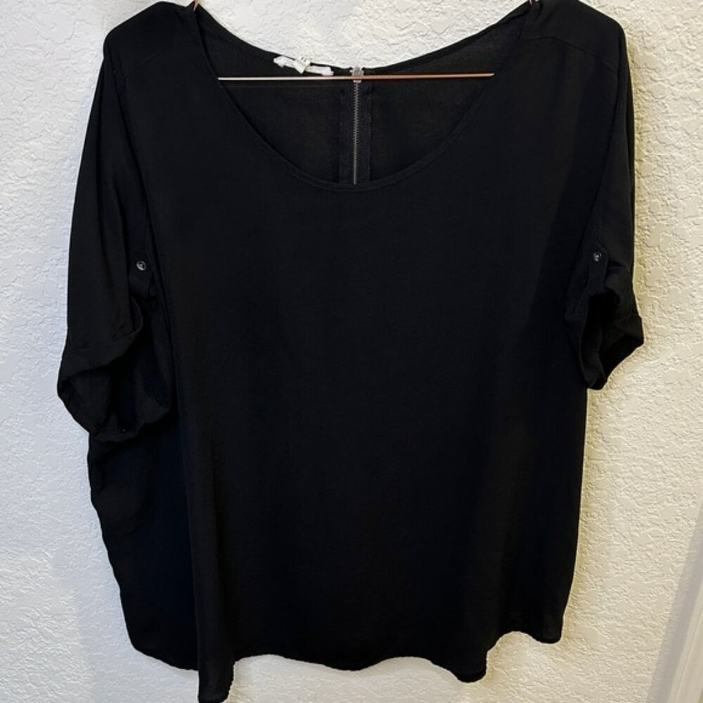 Maurices Classic Black Blouse